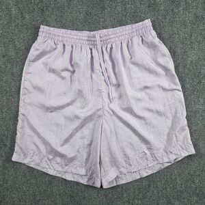 Retro Lavender Nylon Sport Shorts Unisex XL